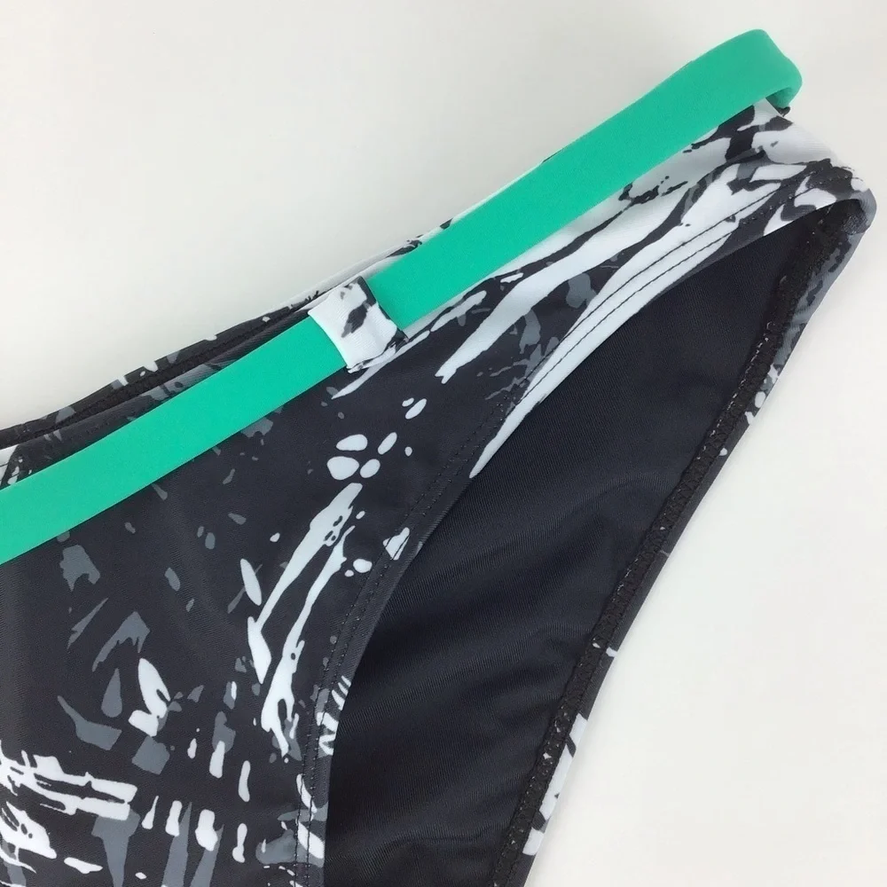 Fabletics Paradise Print Allison Cheeky Bikini l S